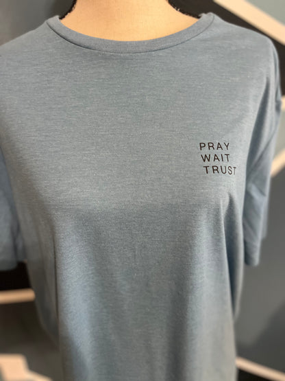 Pray, Wait, Trust (Front pocket design & Back design)