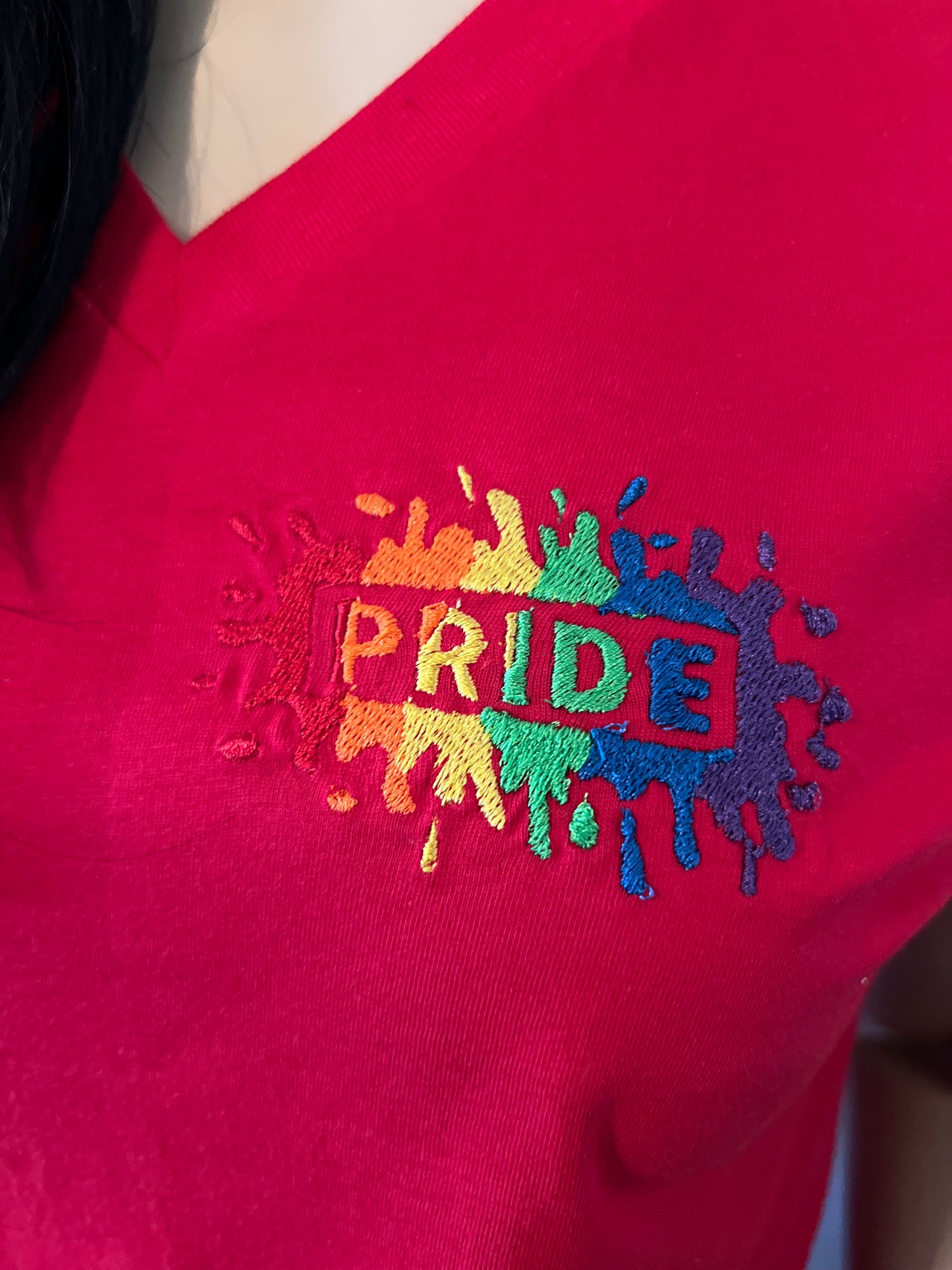 Embroidered Pride Splatter