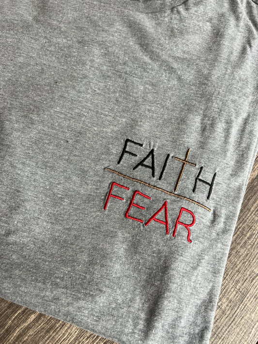 Embroidered Faith over Fear