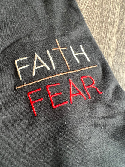 Embroidered Faith over Fear